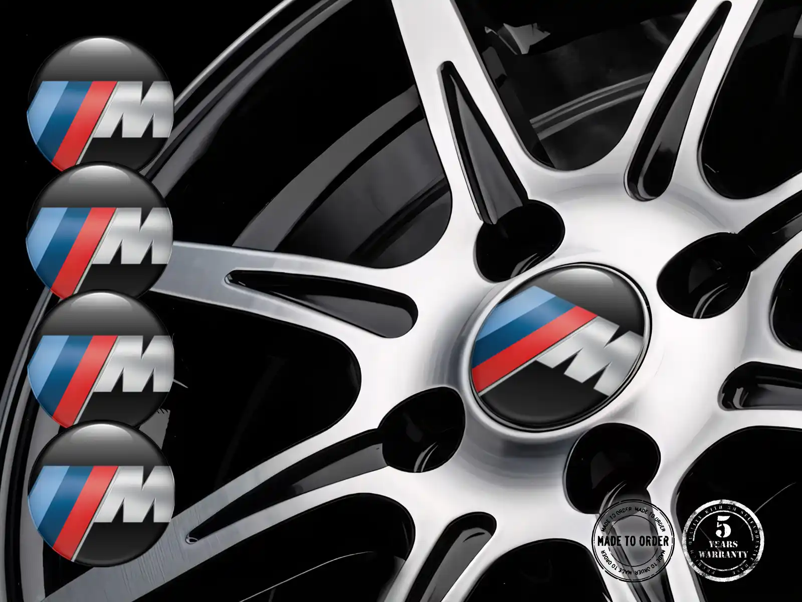BMW Gewölbtes Sticker Logo Luxus Interstellar Racing